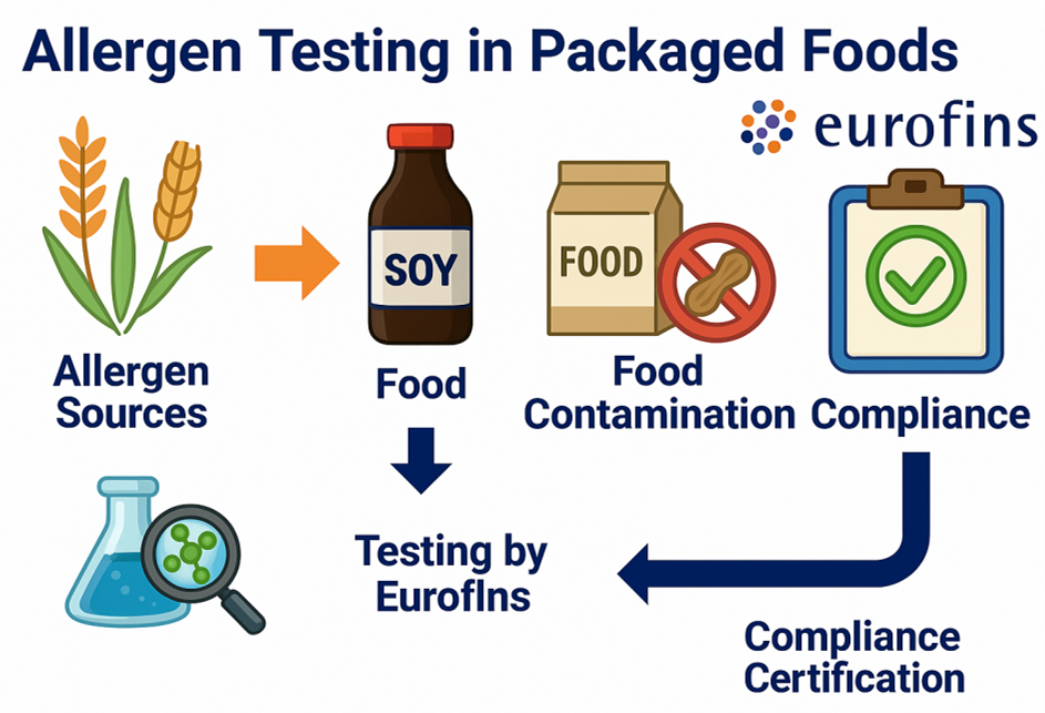 allergen testing in packaged foods