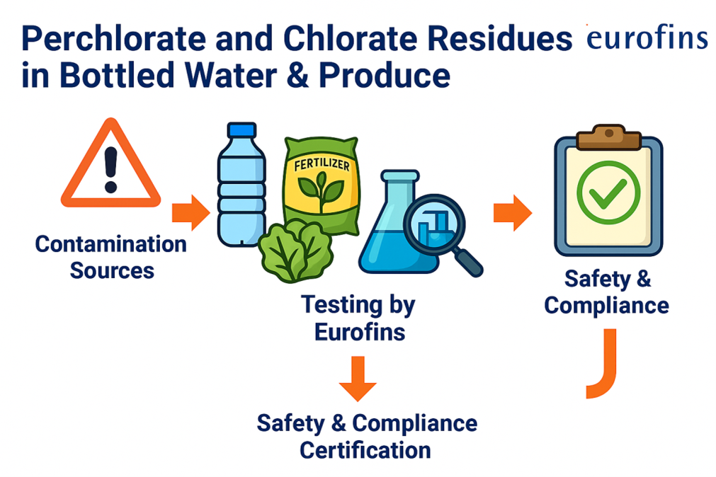 Perchlorate and Chlorate Residues in Bottled Water & Produce
