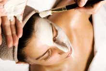 Woman beauty treatment