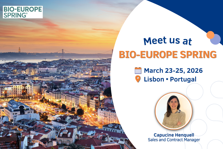 Meet us at BIO-Europe Spring