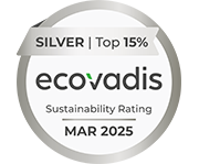 ecoVadis Sustainability Rating Silver (Top 15%) 2025