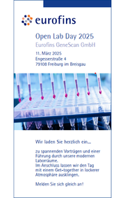 Programm zum Open Lab Day 2023 in Freiburg