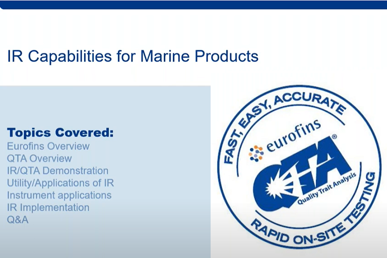 Webinar: IR Analysis in Marine Products