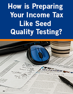 How is Preparing Your Tax Like Seed Quality Testing?