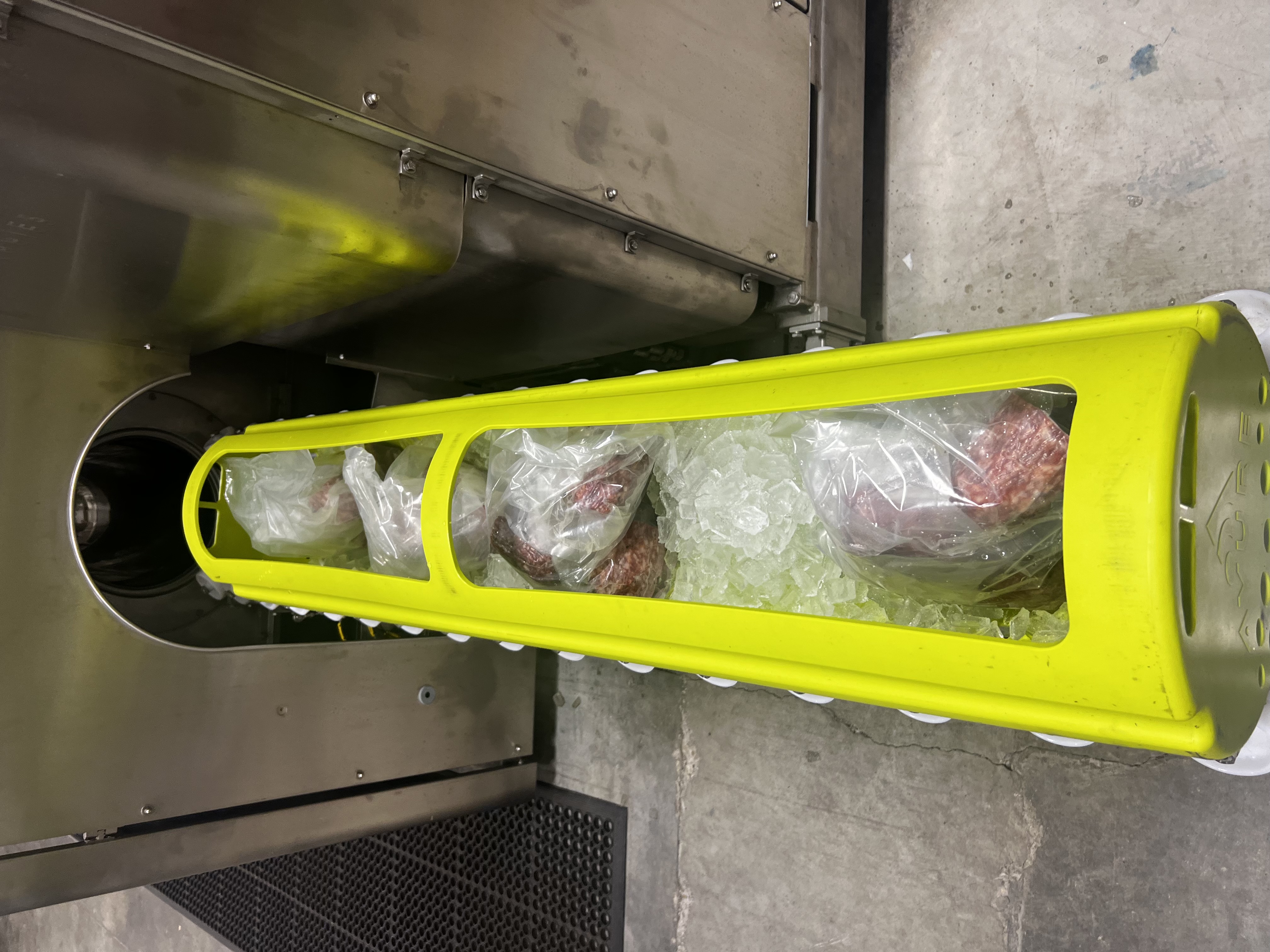 HPP Unit for meat validation