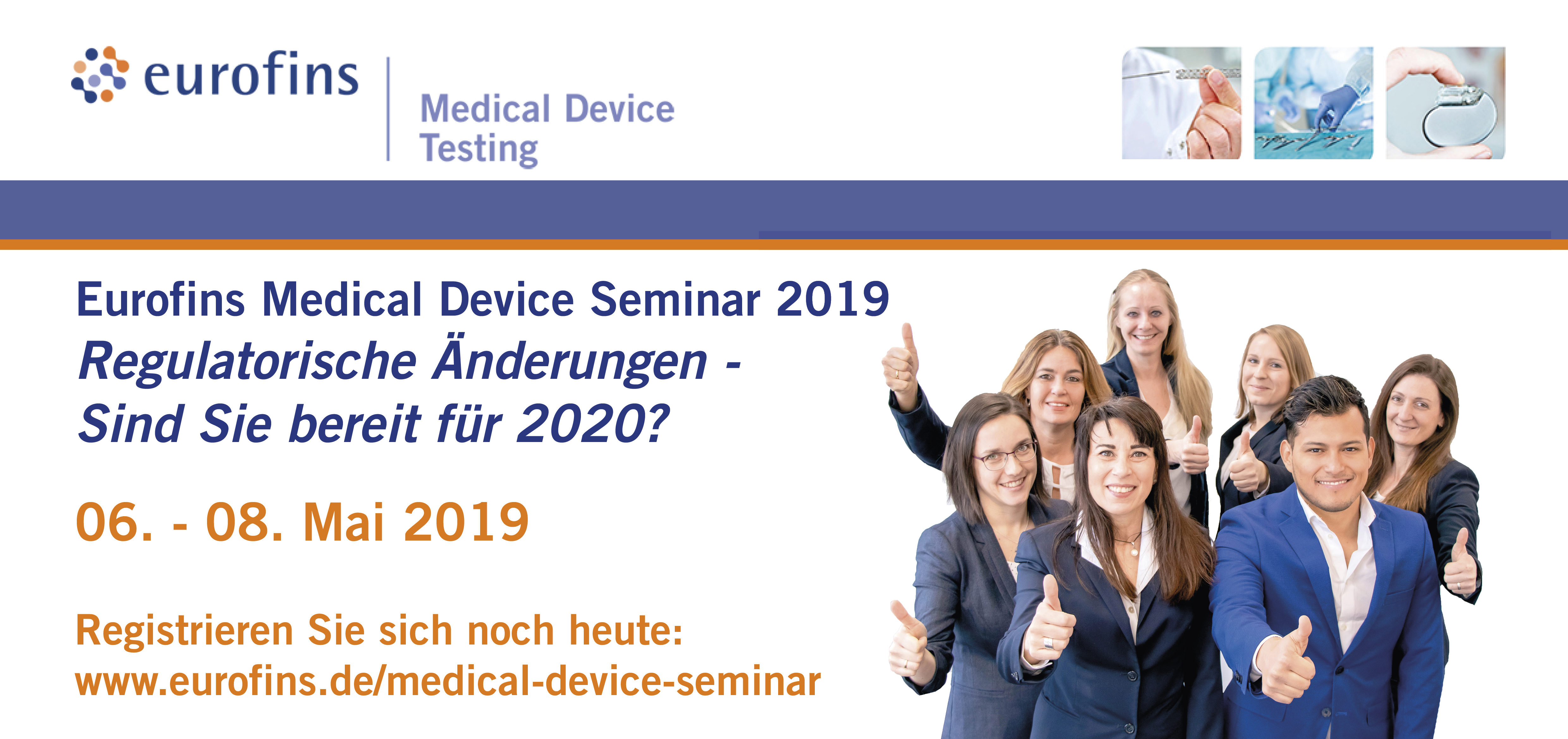 Medical Device Seminar 2019 Eurofins Deutschland
