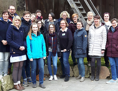 Gruppenbild der Eurofins Nachhaltigkeits-Champions auf ihrem Workshop am 26.03.2019
