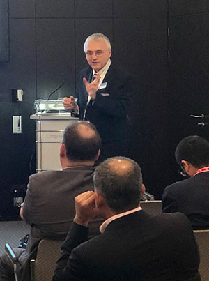 Werner Nader auf der 4. Eurofins Reiskonferenz, ANUGA 2019