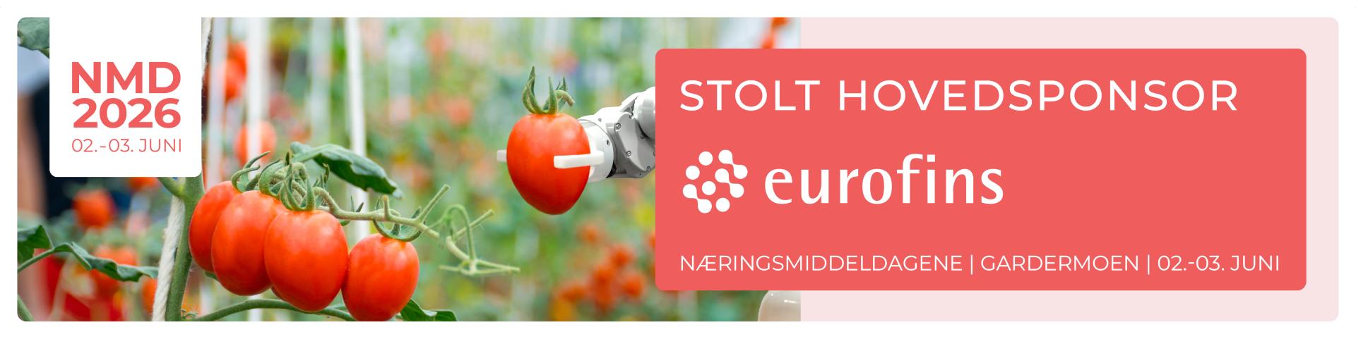 Eurofins Food & Feed er stolt sponsor av Næringsmiddeldagene
