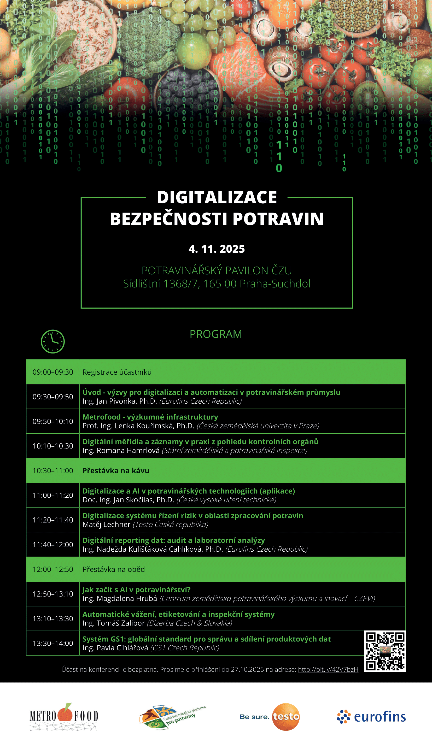 Digitalizace bezpečnosti potravin