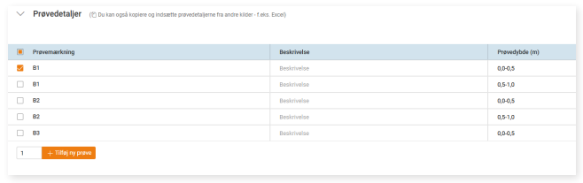 Eurofins Online prøvedetaljer