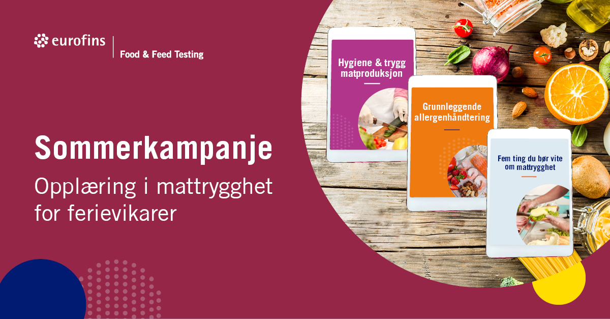 Sommerkampanje - opplæring i mattrygghet
