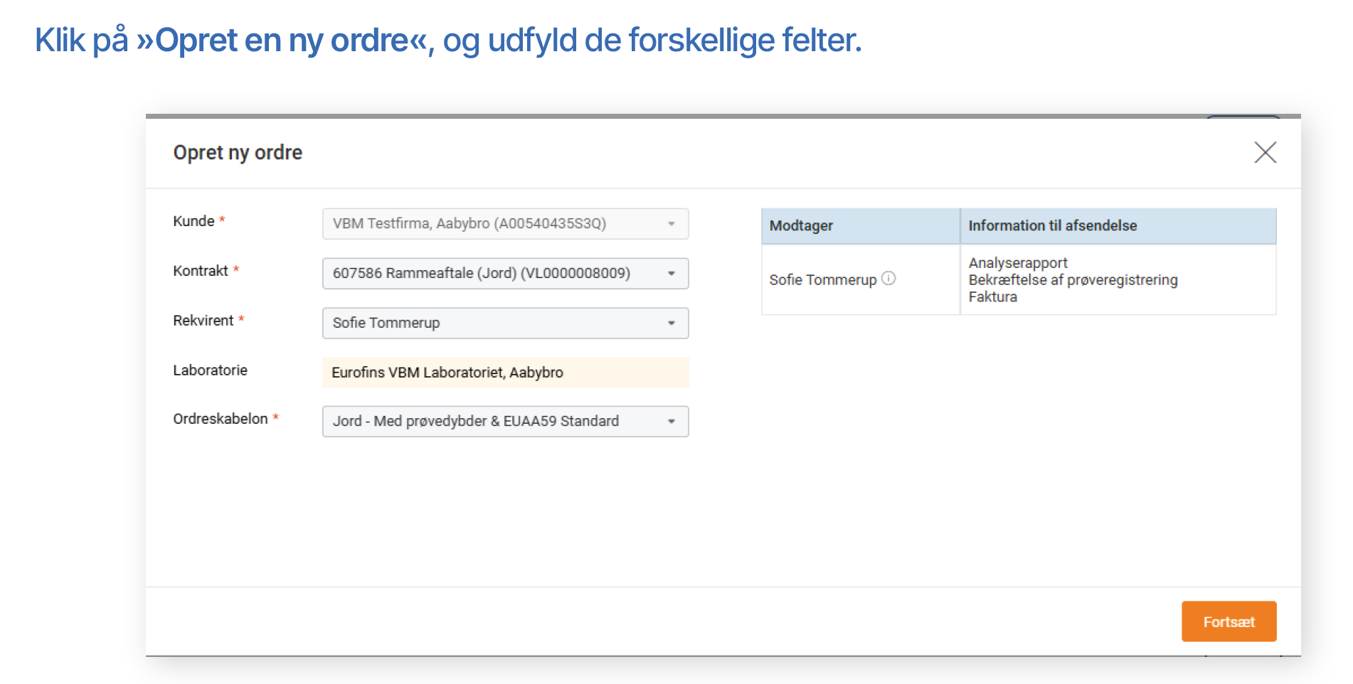 Ordre i Eurofins Online